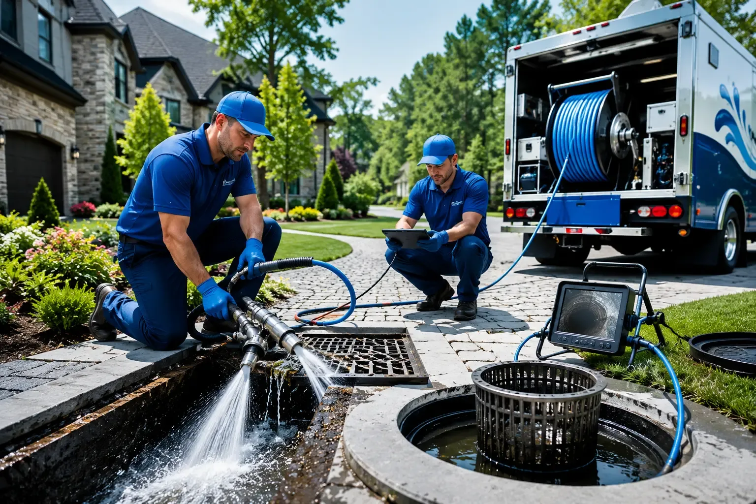 Local outdoor drain cleaning professionals in Robbinsville, NJ